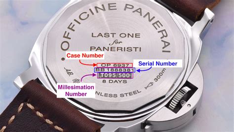 panerai serial number date